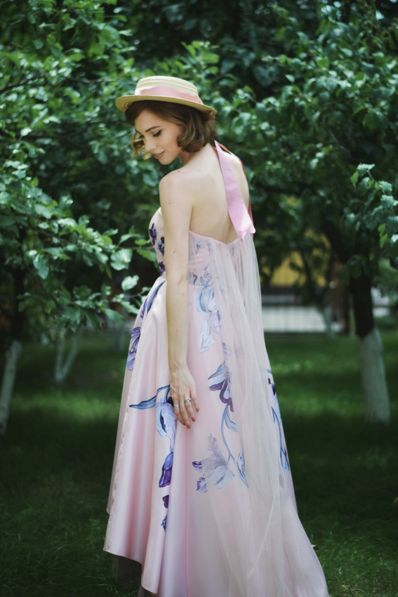 Floral print cocktail dress | Sinestezic | #SinestezicQueens